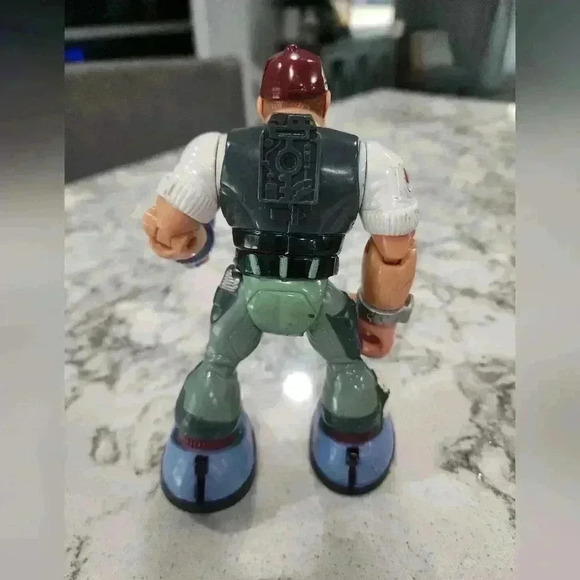 Vintage 1999 Mattel Rescue Heroes Bill Barker K9 Police Action Figure - Picture 3 of 4